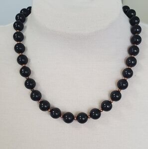 Elegant Black Shungite Necklace